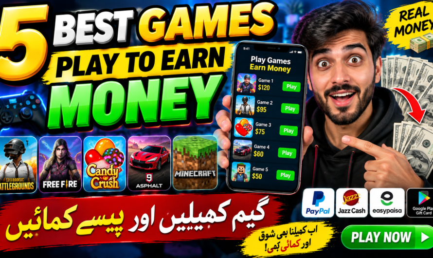 5 Best Games to Play and Earn Money Online